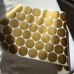 Gold Wall Sticker Dots
